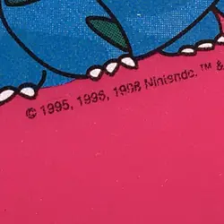 Vintage 1998 Pokemon 3-Ring Card Binder w/ Zipper Handle Pink Red Translucent - Image 2