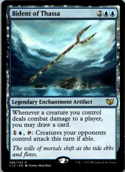Bident of Thassa Commander 2015 Regular MTG NM - Image 1