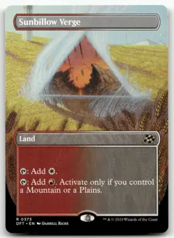 Sunbillow Verge (Borderless) #373 MTG Aetherdrift NM X1 - Image 1