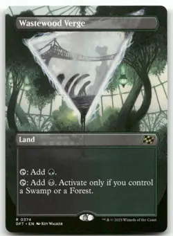 Wastewood Verge (Borderless) #374 MTG Aetherdrift NM X1 - Image 1