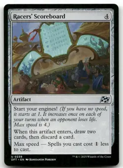 Racers' Scoreboard #239 MTG Aetherdrift NM X1 - Image 1