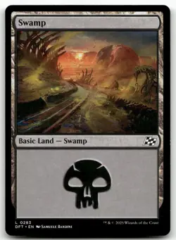 Swamp #283 MTG Aetherdrift NM X1 - Image 1
