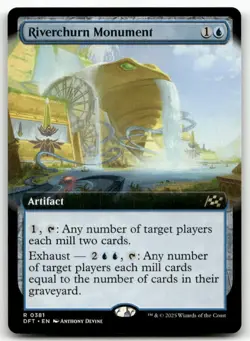 Riverchurn Monument (Extended Art) #381 MTG Aetherdrift NM X1 - Image 1