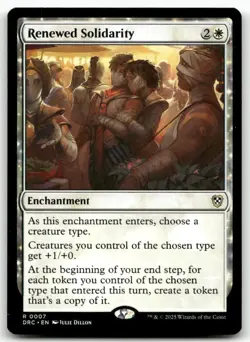 Renewed Solidarity #7 MTG Aetherdrift NM X1 - Image 1