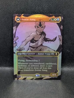 Magic The Gathering Aang 308 Foil Borderless Avatar: The Last Airbender - Image 1