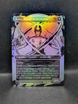 Magic The Gathering Aang 308 Foil Borderless Avatar: The Last Airbender - Image 2
