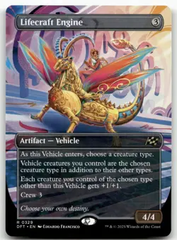 Lifecraft Engine (Borderless) #329 MTG Aetherdrift NM X1 - Image 1