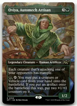 Oviya, Automech Artisan (Borderless) #359 MTG Aetherdrift NM X1 - Image 1