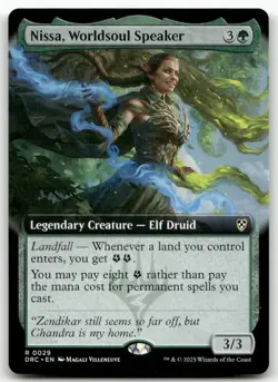 Nissa, Worldsoul Speaker (Extended Art) #29 MTG Aetherdrift NM X1 - Image 1