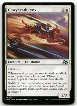 Gloryheath Lynx #14 MTG Aetherdrift NM X1 - Image 1
