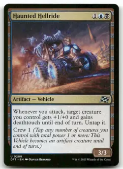 Haunted Hellride #208 MTG Aetherdrift NM X1 - Image 1