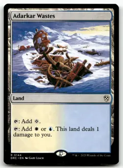 Adarkar Wastes #144 MTG Aetherdrift NM X1 - Image 1