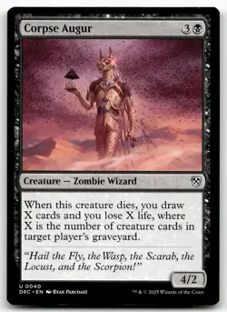 Corpse Augur #40 MTG Aetherdrift NM X1 - Image 1