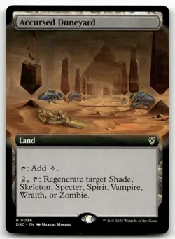 Accursed Duneyard (Extended Art) #36 MTG Aetherdrift NM X1 - Image 1
