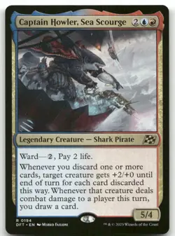 Captain Howler, Sea Scourge #194 MTG Aetherdrift NM X1 - Image 1
