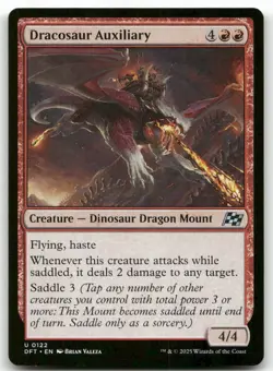 Dracosaur Auxiliary #122 MTG Aetherdrift NM X1 - Image 1
