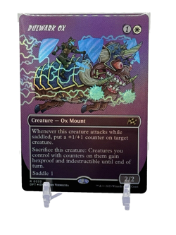 Bulwark Ox (Borderless) FOIL #333 MTG Aetherdrift NM X1 - Image 2