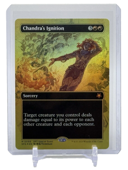 Chandra's Ignition (Borderless) (First-Place Foil) Special Guest #99 MTG NM X1 - Image 2
