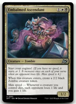 Embalmed Ascendant #201 MTG Aetherdrift NM X1 - Image 1