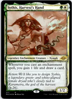 Sythis, Harvest's Hand (Showcase) (Foil) Modern Horizons 2, 377 NM - Image 1