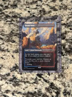 Steam Vents - BORDERLESS - Lorwyn Eclipsed - MtG- NM - Image 1