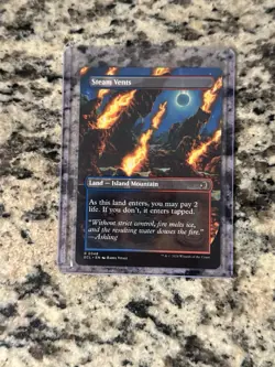 Steam Vents - BORDERLESS - Lorwyn Eclipsed - MtG- NM - Image 2