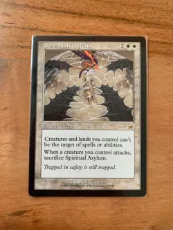 x1 MTG Spiritual Asylum LP+ Nemesis #23 MTG Magic the Gathering - Image 1