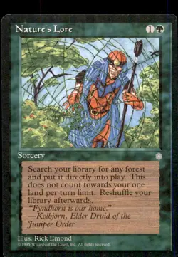 Nature's Lore LP Light Play Ice Age MTG [12322] - Image 1