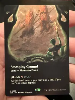 Stomping Ground (Borderless) Edge of Eternities Regular 283 NM - Image 1