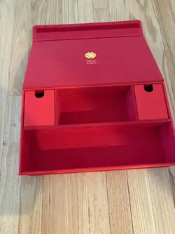 MTG Pokemon Magic Dex Protection Deck Boxes Premium Supreme Game Chest Red - Image 1