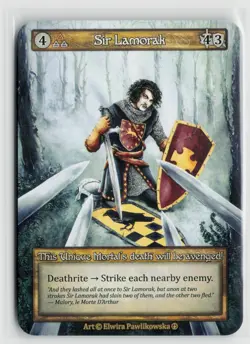 Sorcery Contested Realm Arthurian Legends Sir Lamorak x1 NM Unique - Image 1
