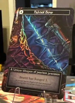Fail-not Bow Unique FOIL - Sorcery Contested Realm - Arthurian Legends NM - Image 2