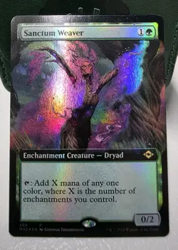 Sanctum Weaver (Extended Art) [Modern Horizons 2] Magic MTG NM FOIL - Image 1