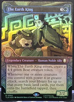 The Earth King #344 Avatar: The Last Airbender Extended Art Foil Rare - Image 1