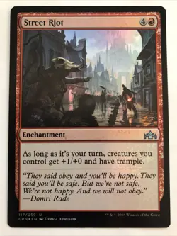 MTG Guilds of Ravnica Street Riot Foil 117/259 NM - Image 1