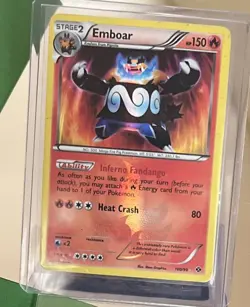 Emboar 100/99 - Secret Rare HP, English Pokemon Next Destinies 2012 - Image 4