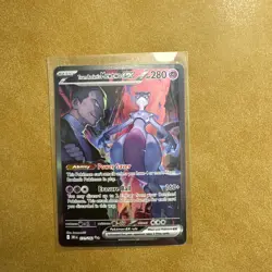 Team Rocket's Mewtwo ex 231/182 SIR - Pokemon Destined Rivals Scarlet Violet - Image 1