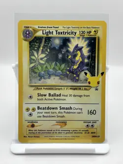 Light Toxtricity SWSH137 Ultra Rare Holo Celebrations Promo Pokemon TCG NM - Image 1