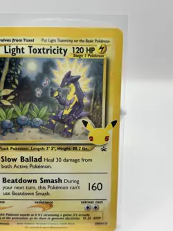 Light Toxtricity SWSH137 Ultra Rare Holo Celebrations Promo Pokemon TCG NM - Image 4