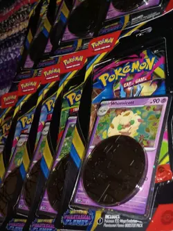 20× Pokemon Phantasmal Flames Single Pack Blister Set - Cottonee & Whimsicott - Image 1