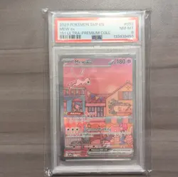 Pokemon Mew ex 2023 TCG 053 PSA 8 Holo Promo 151 Ultra-Premium Collection - Image 1