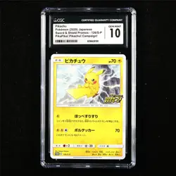 CGC 10 GEM MINT 2020 Pokemon JPN Pikachu 126/S-P Promo - Image 1