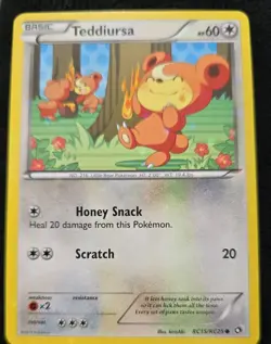 Teddiursa Rc15/Rc25 Legendary Treasures: Radiant Collection Holo Pokemon - Image 1