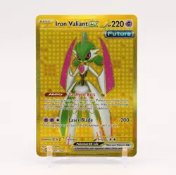 Iron Valiant ex - 261/182 Paradox Rift Gold Pokemon - NM/MINT - Image 1