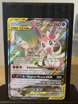 Pokemon TCG Unbroken Bonds Gardevoir Sylveon GX 205/214 Tag Team Alternate Art - Image 1