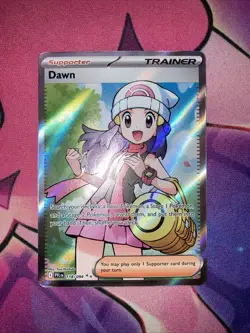 Dawn 118/094 Phantasmal Flames Holo Ultra Rare Pokemon English Full Art NM PFL - Image 2