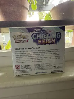 Pokemon TCG Sword Shield Chilling Reign Booster Box Factory Sealed - Image 2