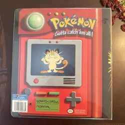 Vintage Pokemon Pikachu 3 Ring Binder Gotta Catch 'Em All Nintendo 1999 - Image 3