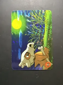 Pokemon Japanese Vending Prism Sticker cubone #86 Unofficial 1996 - Image 1