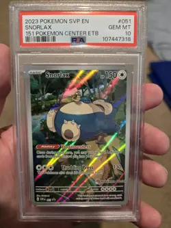 Snorlax - 051 (Pokemon Center Exclusive) 051 PSA 10 - Image 1